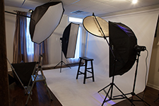 Photo Studio Lights and Background